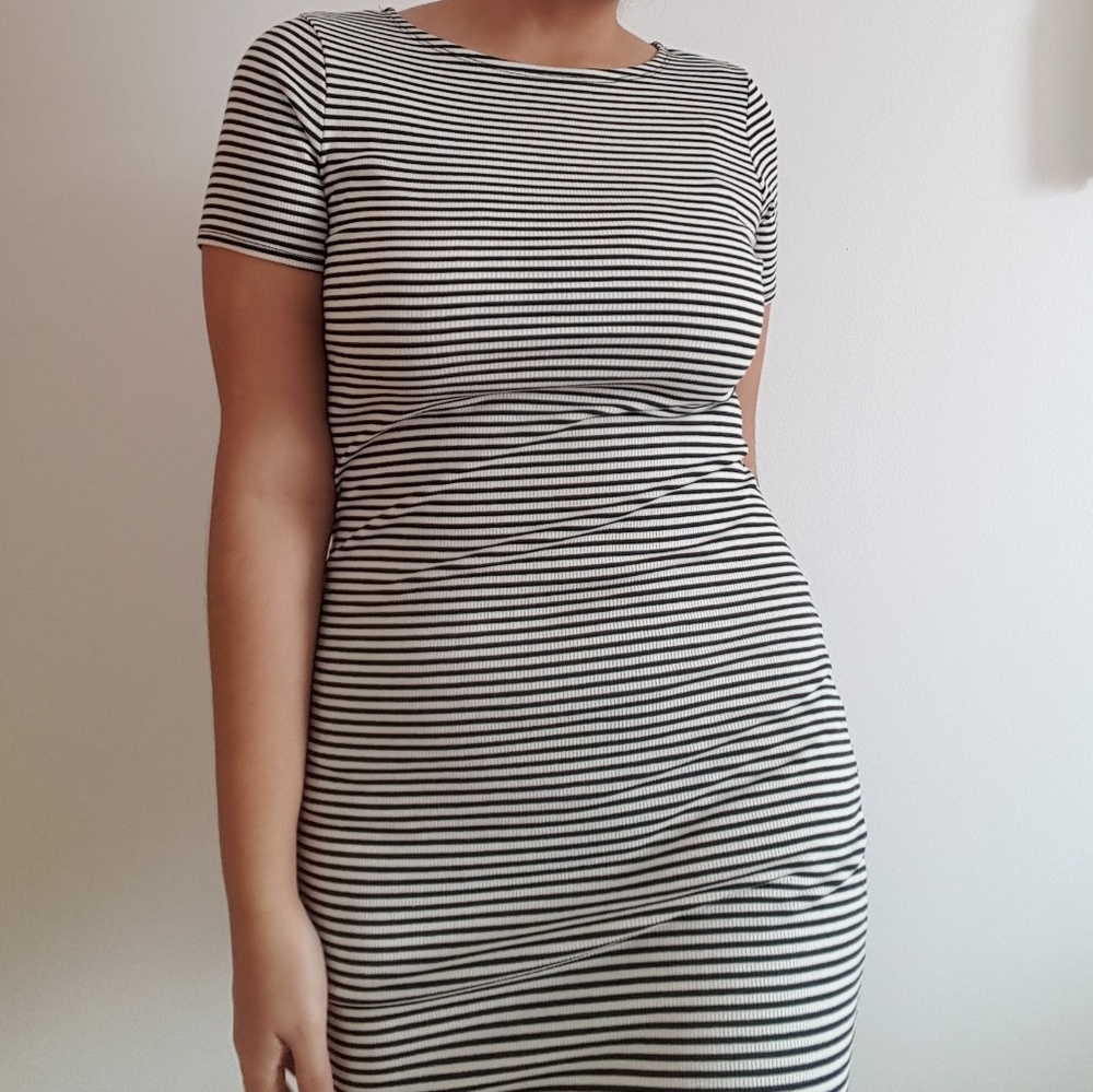 Striped Bodycon Dress